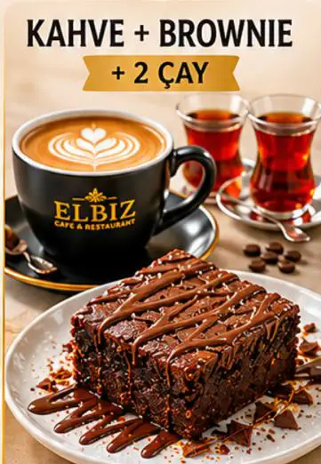 Kahve + Brownie + 2 Çay